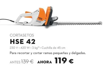 Cortasetos HSE 42