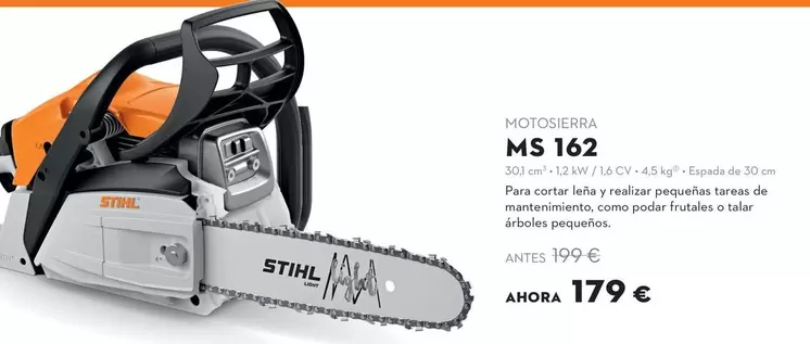 Stihl - Motosierra MS 162