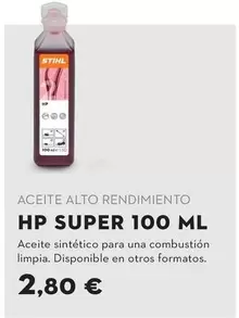 Stihl - Aceite Alto Rendimiento Hp Super