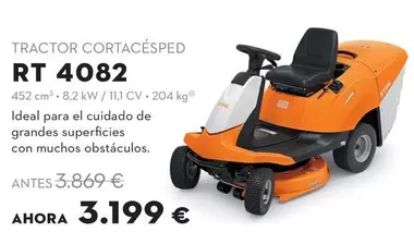 Stihl - Tractor Cortacésped RT 4082