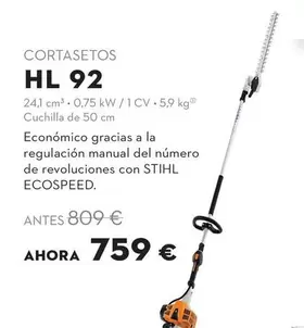 Cortasetos HL 92