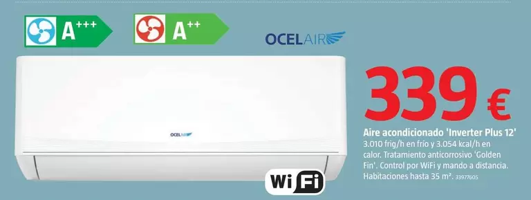 Ocelair - Aire Acondicionado 'Inverter Plus 12' 