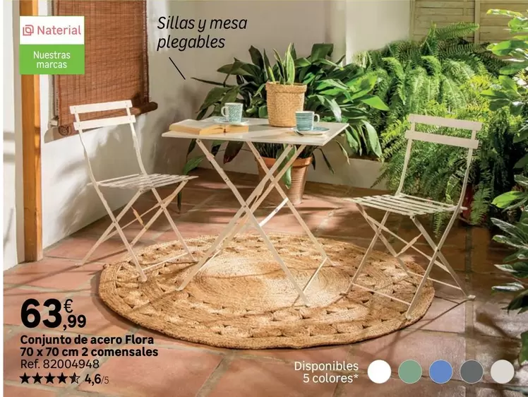 Flora - Conjunto De Acero