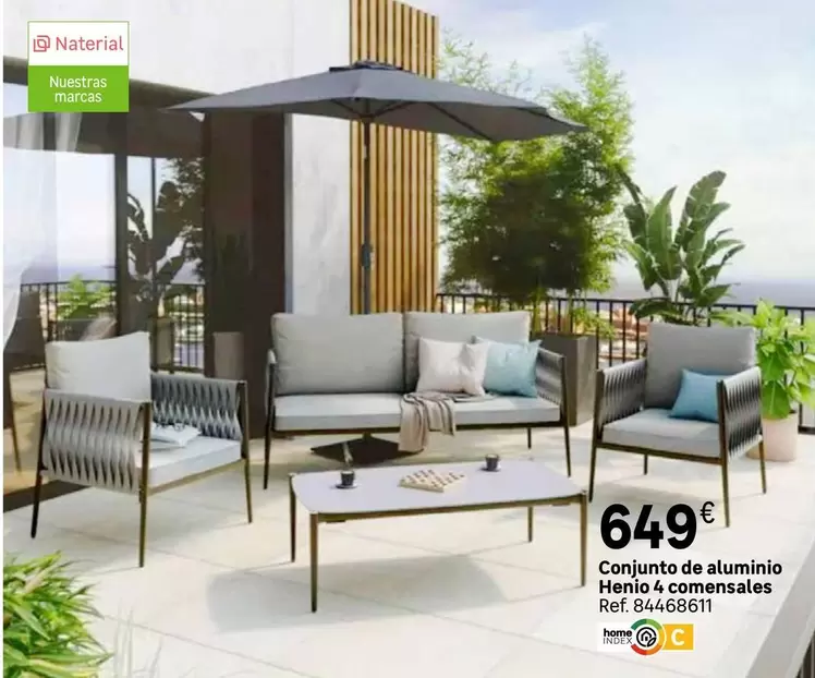 home - Conjunto De Aluminio Heno O Comensales