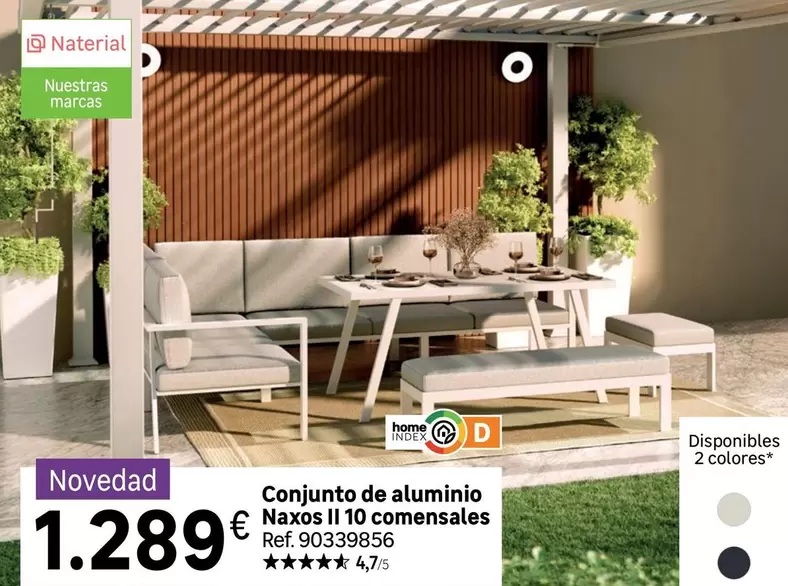 Conjunto De Aluminio Naxos Ii 10 Comensales