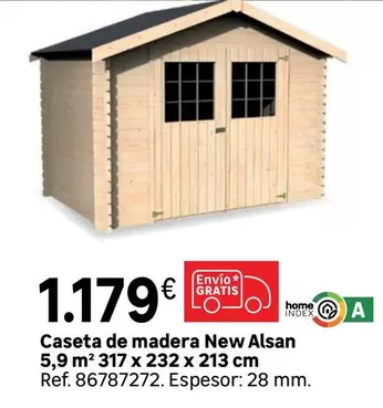 Caseta De Madera New Alsan