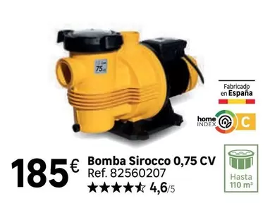 home - Bomba Sirocco 0,75 Cv