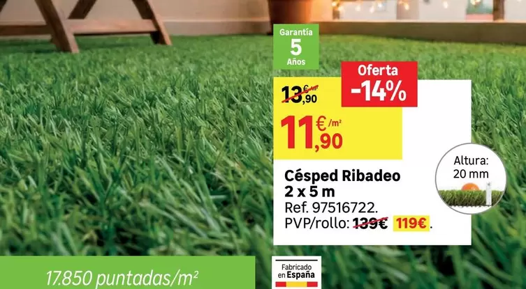 fabricado en españa - Cèsped Ribades