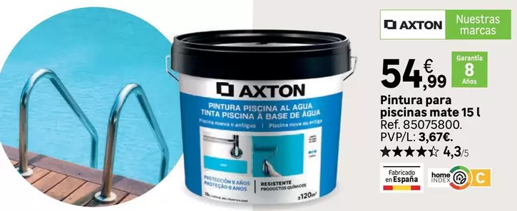 Axton - Pintura Para Piscinas Mate