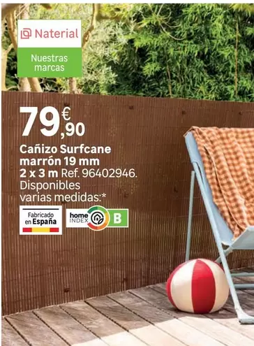home - Canizo Surfcane Marrón 19 Mm