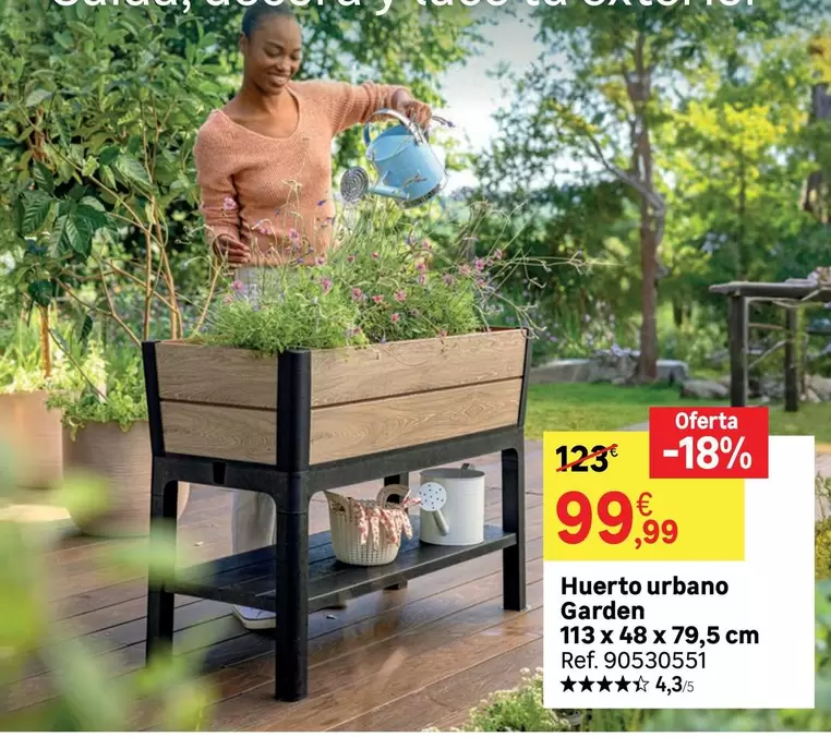 garden - Huerto Urbano Garden 113 X 48x 79,5 Cm