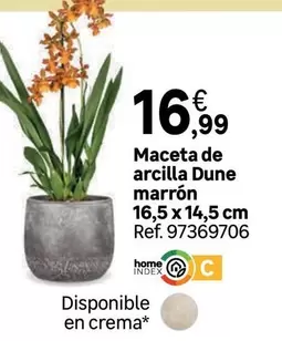 dune - Maceta De Arcilla Dune Marron