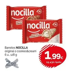 Nocilla - Barretes Original O Cookies&Cream