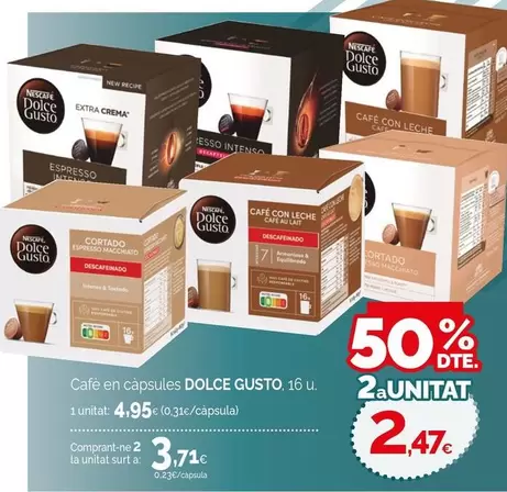 Dolce Gusto - Cafe En Capsules