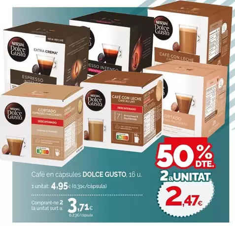 Nescafé - Dolce Gusto Cafè En Càpsules