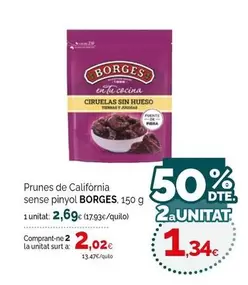 Borges - Prunes De Califònia Sense Pinyol