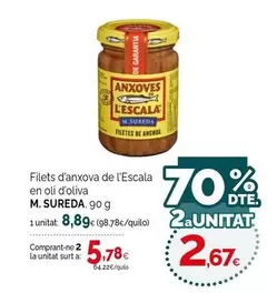 M. Sureda - Filets D'Anxova De L'Escala En Oli D'Oliva