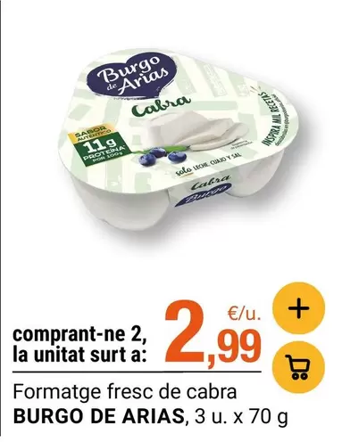 Burgo de Arias - Formatge Fresc De Cabra