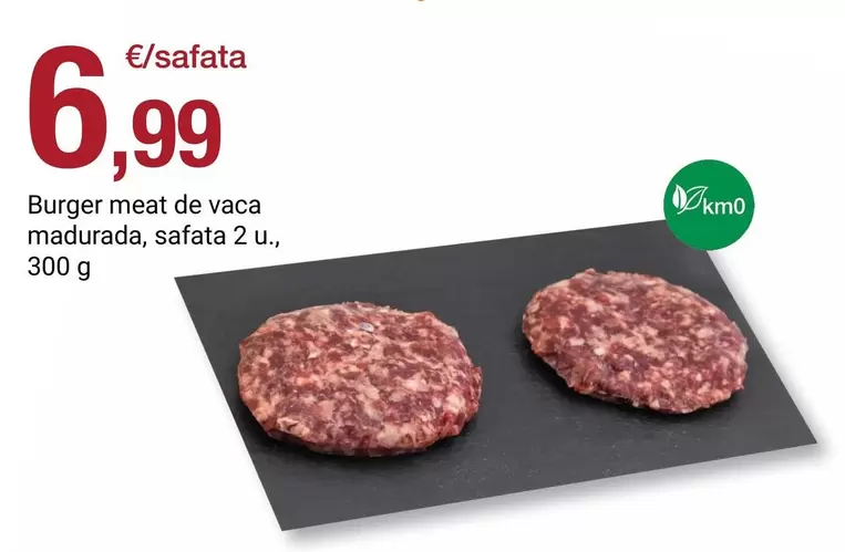 Burger Meat De Vaca Madurada