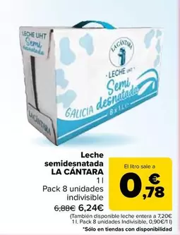 La Cantara - Leche Semidesnatada