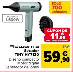 Rowenta - Secador Tiny HY7120