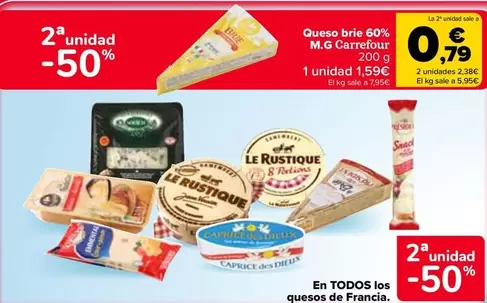 Carrefour - Queso Brie 60% M.G