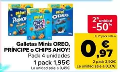 Oreo/Principe/Chips Ahoy! - Galletas Minis