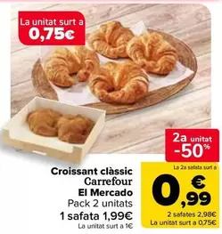 Carrefour El Mercado - Croissant Clàssic 
