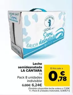 Cantero Letur - Leche semidesnatada