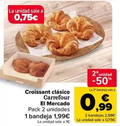 carrefour - Croissant Clasico El Mercado