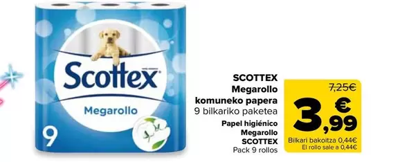 Scottex - Megarollo Kommunkeko Papera