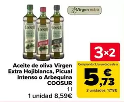 Coosur - Aceite De Oliva Virgen Extra Hojiblanca, Picual Intenso O Arbequina