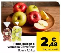 carrefour - Poma Golden O Vermella