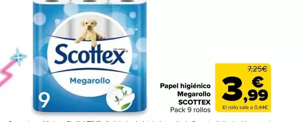 Scottex - Papel Higiénico Megarollo