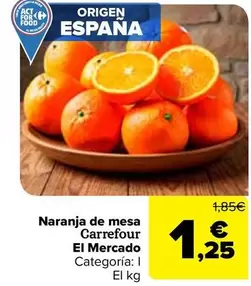 Carrefour El Mercado - Naranja De Mesa 