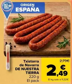 De Nuestra Tierra - Txistorra De Navarra 
