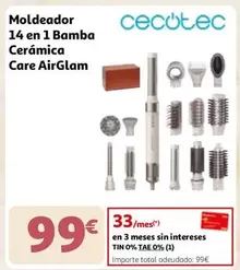 cecotec - Moldeador 14 En 1 Bamba Ceramica Care AirGlam