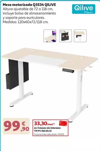 quilive - Mesa Motorizado Q354