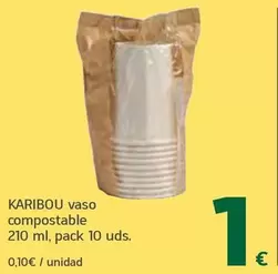 Karibou - Vaso Compostable