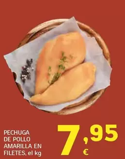 Pechuga De Pollo Amarilla En Filetes