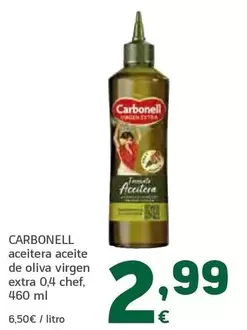 Carbonell - Aceitera Aceite De Oliva Virgen Extra 0,4 Chef