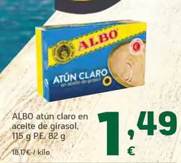 Albo - Atun Claro En Aceite De Girasol