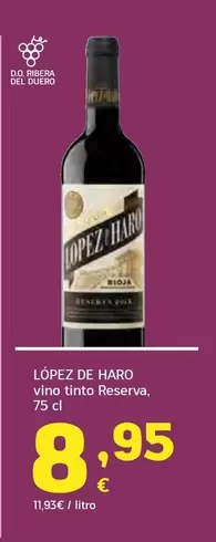 Lopez De Haro - Vino Tinto Reserva