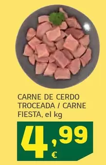 Carne De Cerdo Troceada/Carne Fiesta