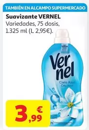 SUAVIZANTE VERNEL CIELO AZUL 75DS 13500 ML