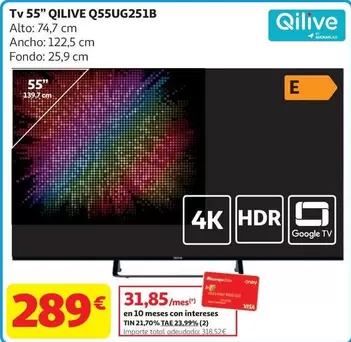 Quilive - Tv 55" Q55UG251B 
