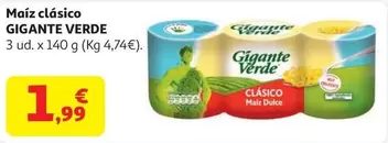 Gigante Verde - Maiz Clásico