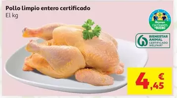 alcampo - Pollo Limpio Entero Certificado