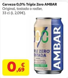 ambar - Cerveza 0,0% Triple Zero