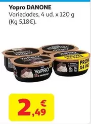 LF.PROTEINA ARAND. S/AZU.AÑAD. YOPRO 4X120G